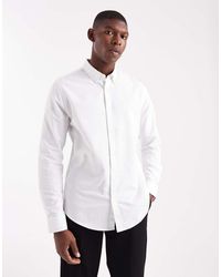 Threadbare - Long Sleeve Oxford Shirt - Lyst