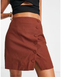 & Other Stories - Tailored Mini Skirt With Asymmetric Detail - Lyst