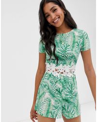 ax paris tropical jumpsuit