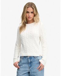 Superdry - Essentials sd&co zopfmuster-pullover - Lyst
