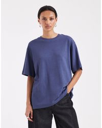 ASOS - – oversize-t-shirt aus strukturiertem jersey - Lyst
