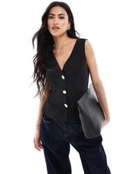 ASOS - Tailored Peplum Waistcoat With Trims - Lyst