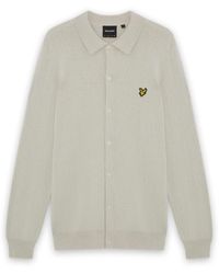 Lyle & Scott - Mid Knits Cotton Merino Knitted Shirt - Lyst