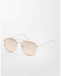 New Look - Lens Aviator Sunglasses - Lyst