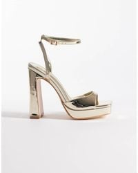 Public Desire - Resist Platform Heeled Sandals - Lyst