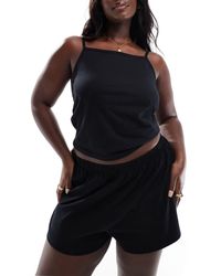 ASOS - Asos Design Curve Mix & Match Cotton Cami Pajama Tank Top - Lyst