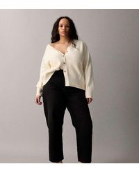 ASOS - Asos Design Curve High Rise Relaxed Mom Jeans - Lyst