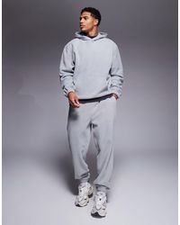 ASOS - – schmal zulaufende fleece-jogginghose - Lyst