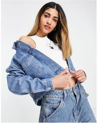 Vestes en jean et en denim Tommy Hilfiger pour femme | Réductions en ligne  jusqu'à 70 % | Lyst