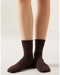 Calzedonia - Non-Elastic Cotton Ankle Socks - Lyst