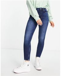 Pimkie - Jeans ultra skinny a vita molto alta scuro - Lyst