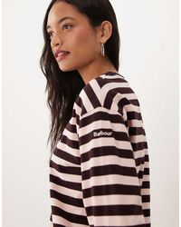 Barbour - Woodhouse Long Sleeve Striped Top - Lyst