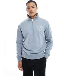 Superdry - – athletic essentials – sweatshirt - Lyst
