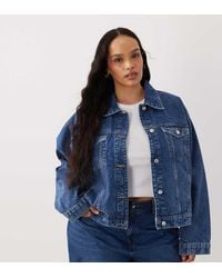 ASOS - Asos Design Curve Oversized 90's Denim Jacket - Lyst