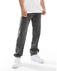 Jack & Jones - Vaqueros Gris Lavado De Corte Recto Chris De - Lyst