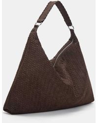 Pull&Bear - Cabas effet tressé - marron - Lyst