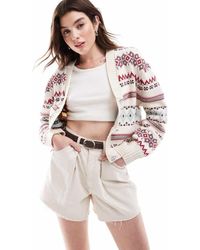Levi's - Cárdigan Con Estampado De Grecas Alpinas De Punto Gala De - Neutro - Lyst