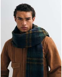 ASOS - Plaid Check Brushed Scarf - Lyst