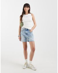 Tommy Hilfiger - Denim Mom Shorts - Lyst