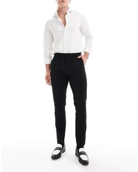 ASOS - New Skinny Tuxedo Trousers - Lyst