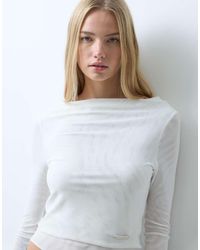 House Of Sunny - Double Layered Mesh Top - Lyst