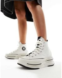 Converse - Zapatillas De Deporte Blancas Con Detalles Negros Hi Run Star Legacy De - Lyst