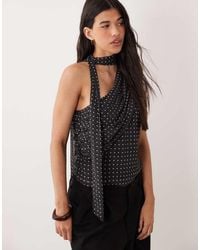 Y.A.S - One Shoulder Ruched Scarf Top - Lyst