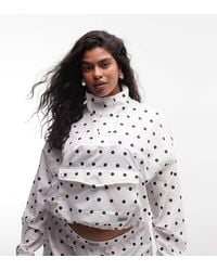 ASOS - Weekend Collective Curve Co-ord Nylon Track Jacket - Lyst