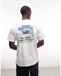 Carhartt - Warm Views Back And Front Print T-Shirt - Lyst