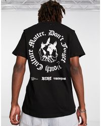 Sixth June - Youth culture - t-shirt nera con stampa sul retro - Lyst