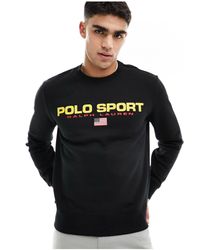 Polo Ralph Lauren - – sport capsule – sweatshirt-in mit logo vorne - Lyst
