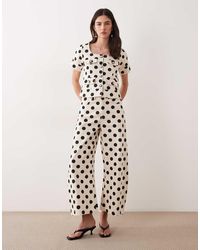 Sister Jane - Denim Polka Dot Barrel Jeans Co-Ord - Lyst