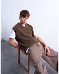 TOPMAN - – oversize-strickpullunder - Lyst