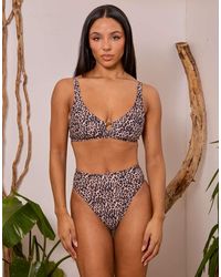 Wolf & Whistle - Fuller Bust X Georgia Bayliss High Waisted Bikini Bottom - Lyst