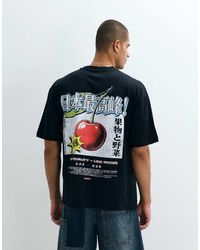 ASOS - Oversized T-shirt With Cherry Graphic - Lyst