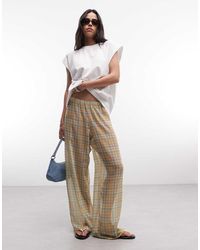 Reclaimed Vintage - Sheer Wide Leg Trouser - Lyst