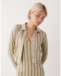 RVCA - Willow Long Sleeve Crop Top - Lyst