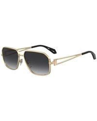 Moschino - Moschino Sun Geometric Sunglasses With Shaded Gradient Lenses - Lyst
