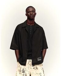 Bershka - Short Sleeve Boxy Print Shirt - Lyst