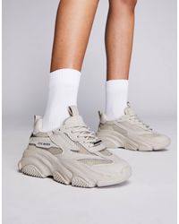 Steve Madden - Possession-e - baskets à semelle chunky - écru - Lyst