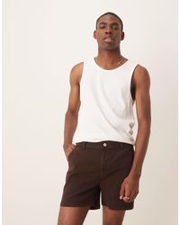 ASOS - Shorter Length Skinny Chino Shorts - Lyst