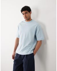 SELECTED - T-shirt oversize en tissu épais 300g/m2 - clair - Lyst