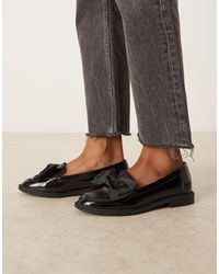 ASOS - Memphis Bow Detail Flat Shoes - Lyst