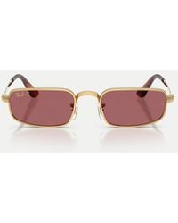 Ray-Ban - Rb3927 Rectangle Polarised Sunglasses With Lens - Lyst