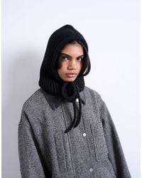TOPSHOP - Hero Ribbed Balaclava - Lyst