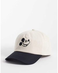 ASOS - Gorra Negra Y Beis Vintage Con Diseño De Mickey De Disney De -Blanco - Lyst