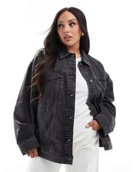 ASOS - Asos Design Curve Oversize 90's Denim Jacket - Lyst