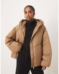 Mango - Puffer Jacket With Hood - Lyst