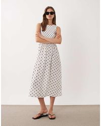 Jdy - Sleeveless Smock Midi Dress - Lyst