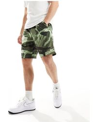 Nike - – dri-fit form – shorts mit military-muster, 9 zoll - Lyst